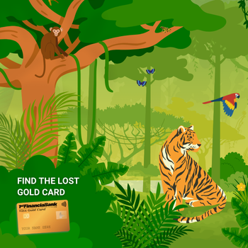 Find the Lost Gold Card Jungle (350 x 350 px)