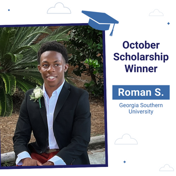 October 2022 Scholarship Winner Instagram Post- Roman S.