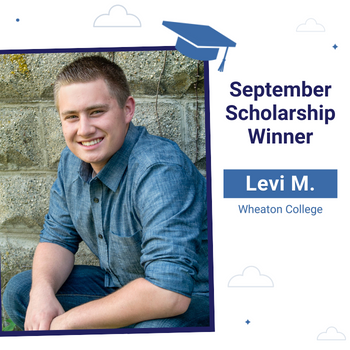 September 2022 Scholarship Winner Instagram Post- Levi