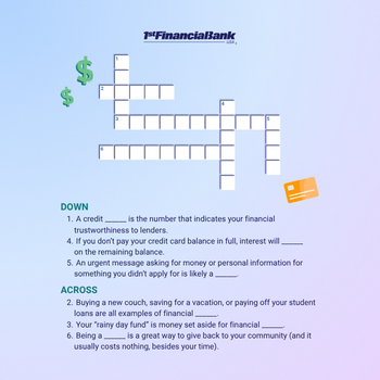 2026 October 1FBUSA Crossword Puzzle (350 x 350 px)