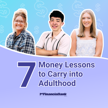 7 Money Lessons to Carry into Adulthood insta 350