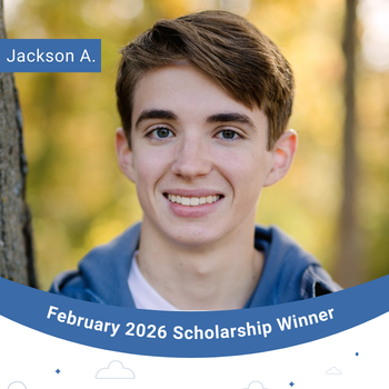 February 2026 Scholarship Winner Instagram Post- Jackson A. (1080 x 1350 px) (350 x 350 px)