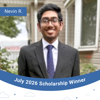 July 2026 Scholarship Winner Instagram Post