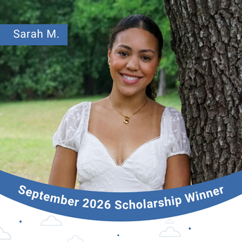 Sept 2026 Scholarship Winner Instagram Post